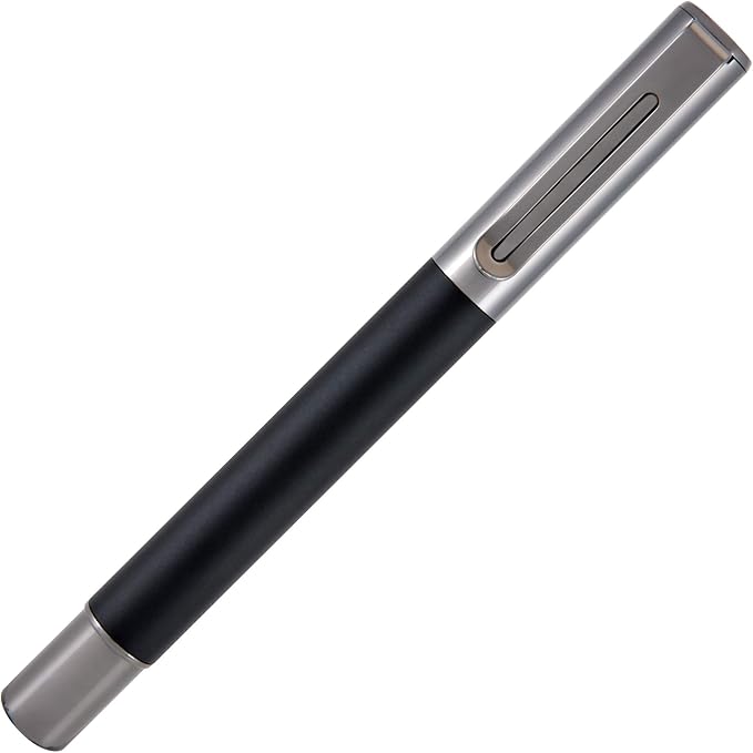 Monteverde USA Ritma Fountain Pen in Black – Extra Fine Nib Precision JoWo Stainless Steel Refillable Ink Cartridge/Converter – Ideal for Professionals & Artists