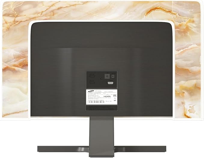 Baocicco Abstract Waterproof TV Screen Cover with Marble Design Aesthetic Television Covers for Xmas Decoration Anti-Static Dustproof Protective Cover for LED LCD OLED TVs 40, 41, 42，43 Inch