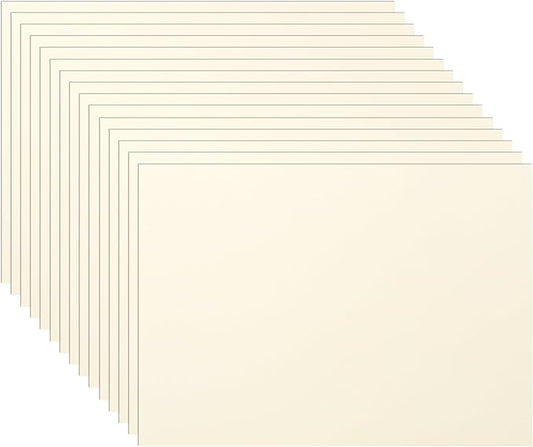 Guakicae 60 Sheets Cream Cardstock 5 x 7 Ivory Paper, 300gsm/110lb Heavyweight Flat Off White Card Stock Printer Paper for DIY Card Making, Business Cards, Thank You Cards, Certificates, Menus