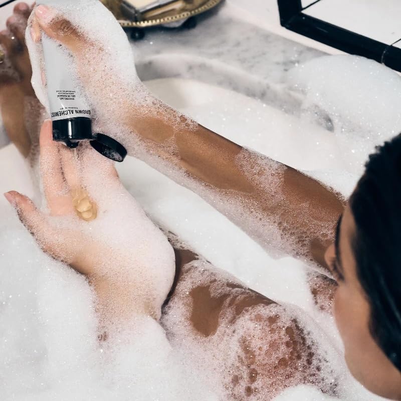 Grown Alchemist Shaving Gel, Sandalwood & Sage. Hydrating Botanicals, Close, Smooth Shave (75ml)