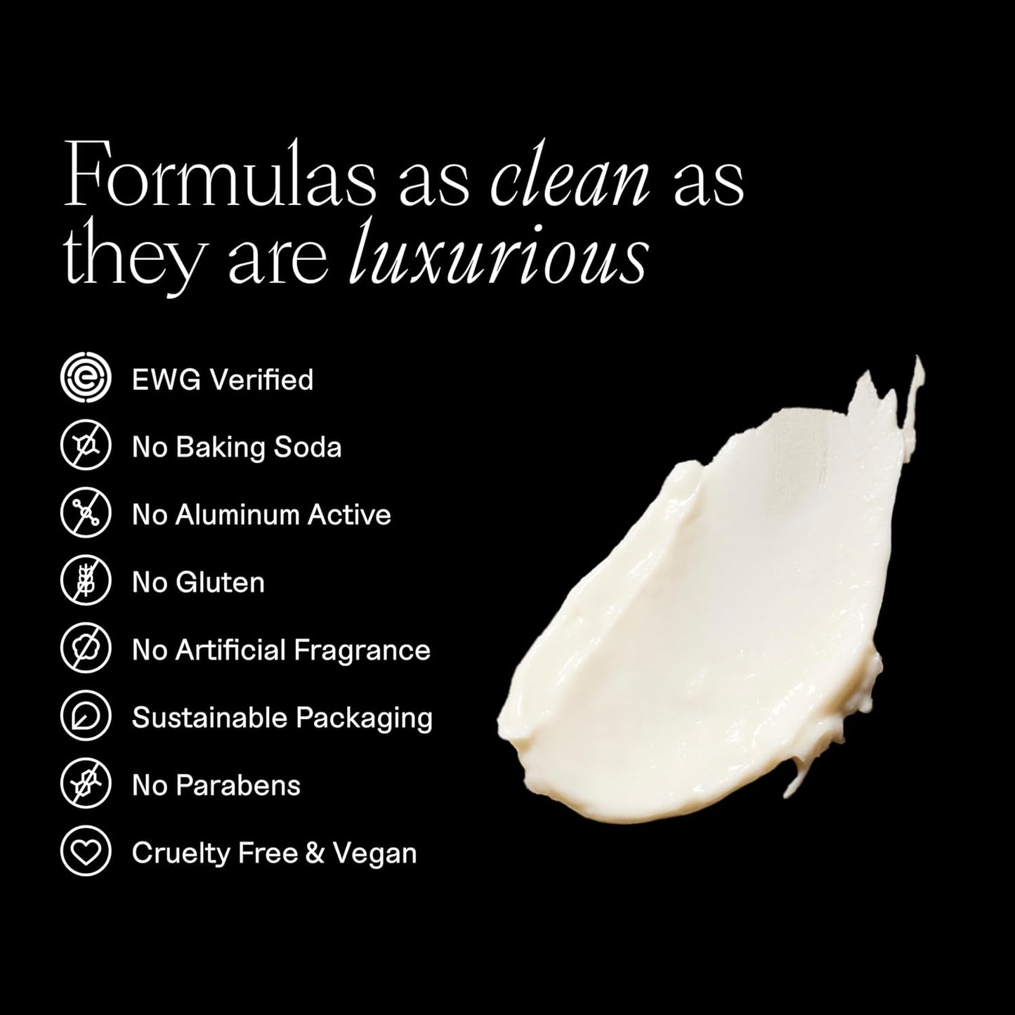 Each & Every Aluminum Free Deodorant for Women & Men - All Natural Deodorant for Sensitive Skin, EWG Verified - Clean, Baking Soda-Free, Plant-Based Fragrance, Rose & Vanilla, 2.5oz