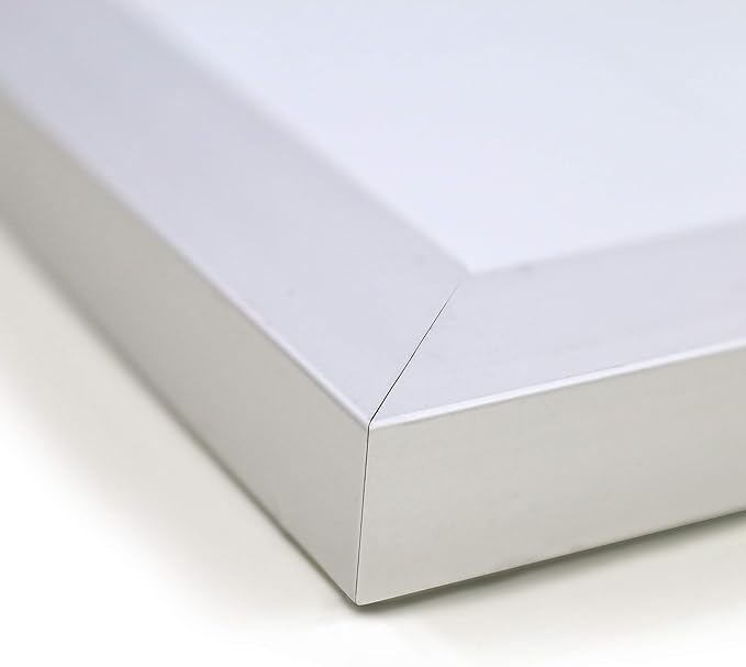 Ghent Magnetic Porcelain Whiteboard with Aluminum Frame, 2'H x 3'W