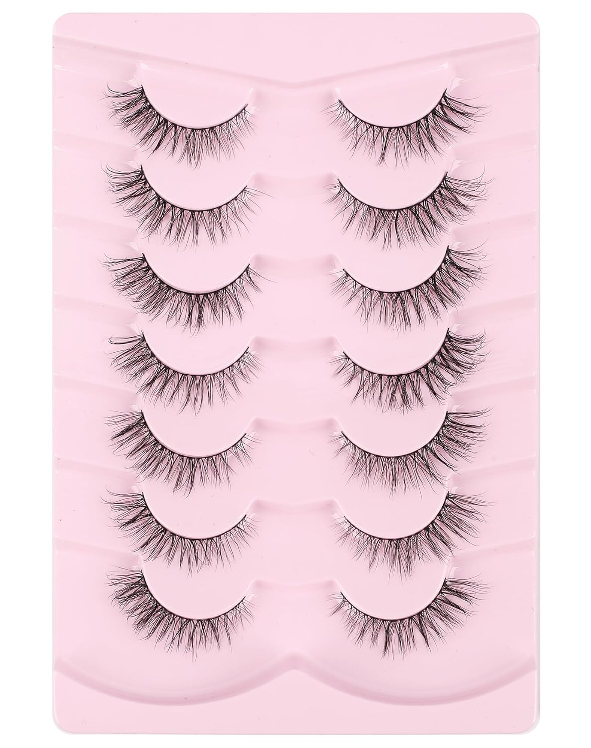 Onlyall Lashes Mink False Eyelashes Natural Wispy Lashes Soft Faux Mink Lashes Fluffy False Lashes DK77