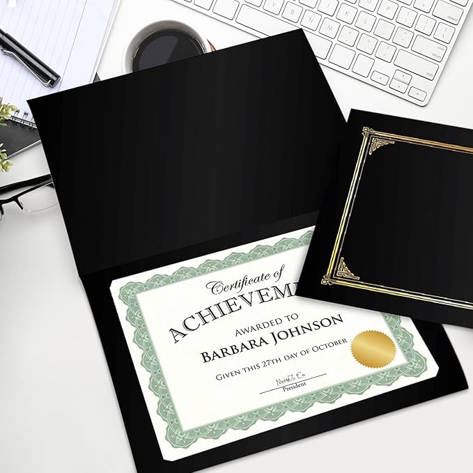 Geographics® 30% Recycled Blank Parchment Certificates, 8 1/2" x 11", Optima Green, Pack of 200