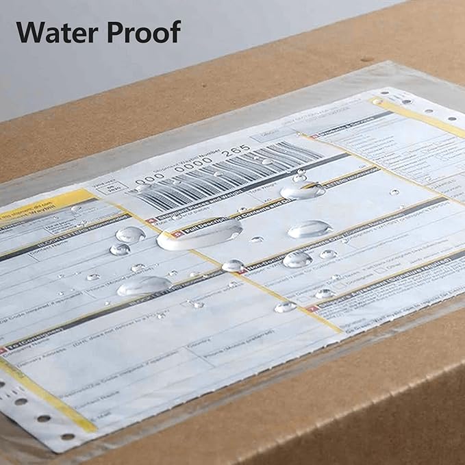 RyhamPaper Packing List Envelopes, Clear 7.5" x 5.5" Self Adhesive Shipping Labels Envelope Pouches (4000 Pack)