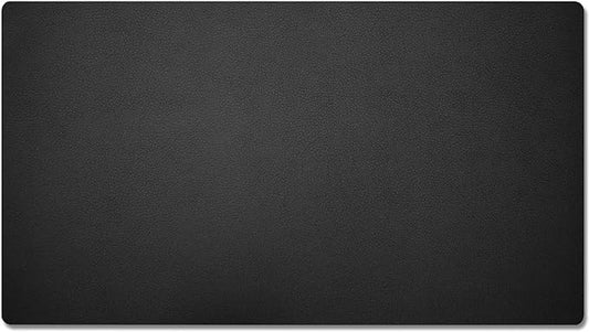Nekmit Leather Desk Blotter Pad 36 x 20 Inches, Flat, Non-Slip, Waterproof, Black