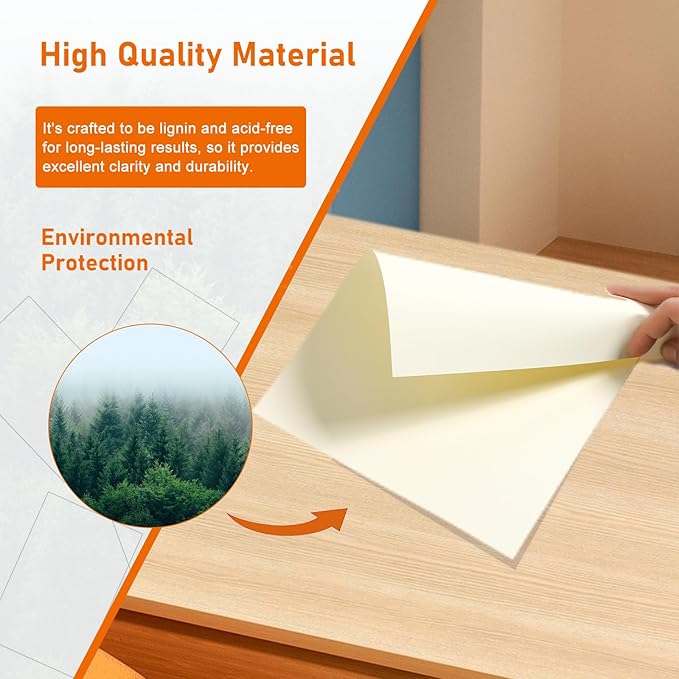 Guakicae 60 Sheets Cream Cardstock 5 x 7 Ivory Paper, 300gsm/110lb Heavyweight Flat Off White Card Stock Printer Paper for DIY Card Making, Business Cards, Thank You Cards, Certificates, Menus
