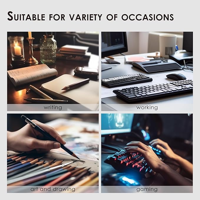 Cork Desk Mat - Dual-Sided Desk Pad for Office and Home - Desk Organization and Accessories - Ideal for Large Mouse Pad and Desk Mats on Top of Desks(Dark Blue,80cmx 40cm)
