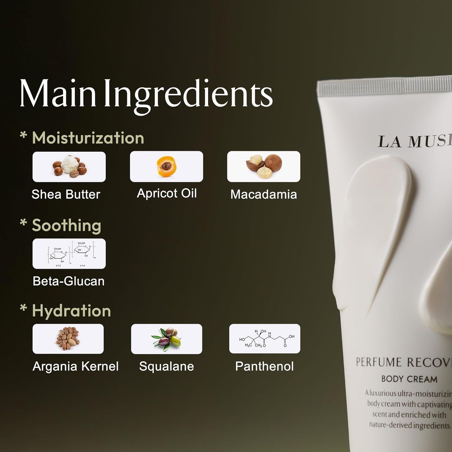 LA MUSE Perfume Body Lotion for Women(Floral Musk) | Body Cream for Women, Dry Skin with Shea Butter, Peptide | Softens & Comforts Sensitive Skin with Silky Smooth Finish, Non-Sticky | 10.14 fl oz