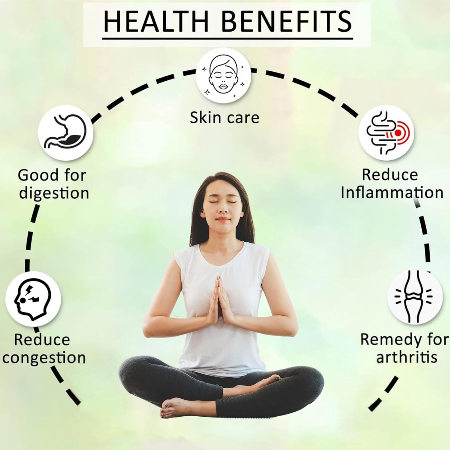 Ancient Veda Joy Organic White Sage Smudge Sticks with Flowers for Cleansing Home, Meditation, Yoga, Healing and Smudging | Sustainably Sourced California White Sage Bundles (3 Pack - 4 Inch)