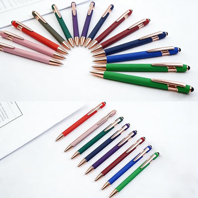 CRME 10pcs Funny Nurse Pens Set Engraving unusual Inspirational Quotes Pens Nice Pen Body has Rubber Coating Comfortable to Hold for Daily and Office Use Inspirational Gifts for Women