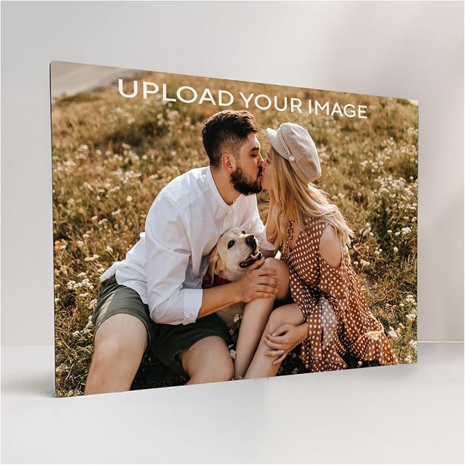 Custom Outdoor Metal Sign, Personalized Aluminum Safety and Business Signs, Waterproof (Picture, 30x24 In) - White