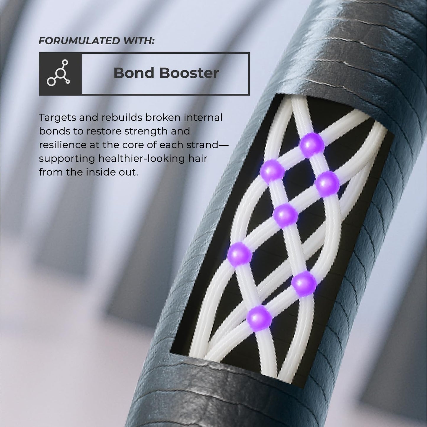 XMONDO Hair 5-Minute Top Coat – Lavender Color-Depositing Conditioner with Bond Booster, Hyaluronic Acid & Plant Protein, Pastel Hair Color, 6 fl oz