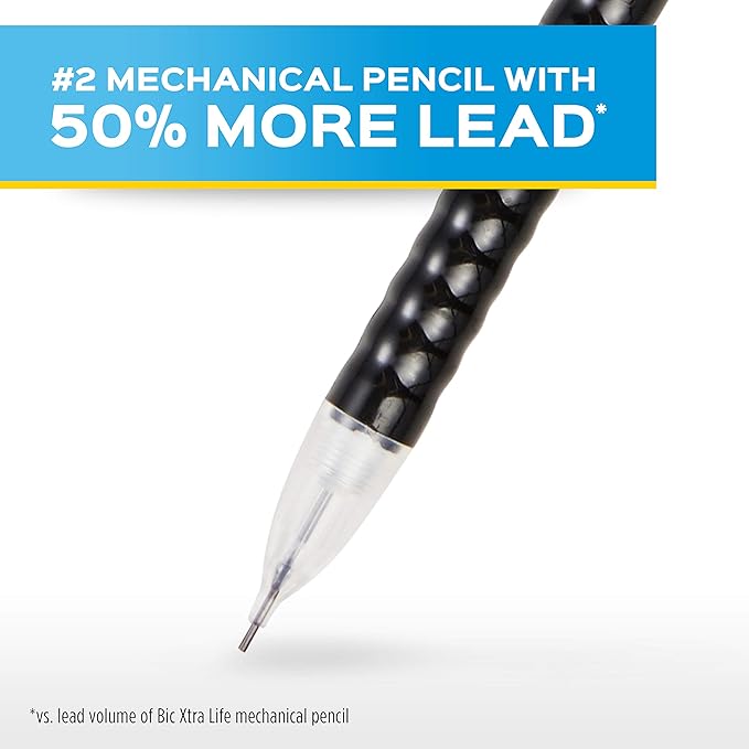Paper Mate Mechanical Pencils 0.7mm Write Bros. Classic Number 2 Pencil Set Office Supplies Classroom Supplies Sketching Pencils Drafting Great for Standardized Testing 24 Count
