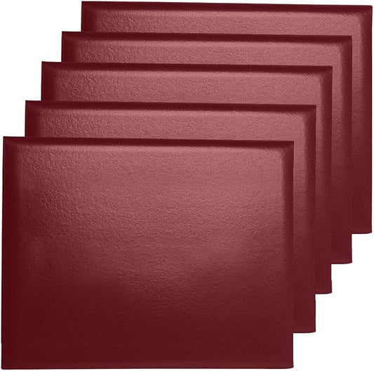 Diploma Cover 8.5” x11” Diploma Holder of Graduation Leatherette Padded Certificate（Tent Style),5-Pack