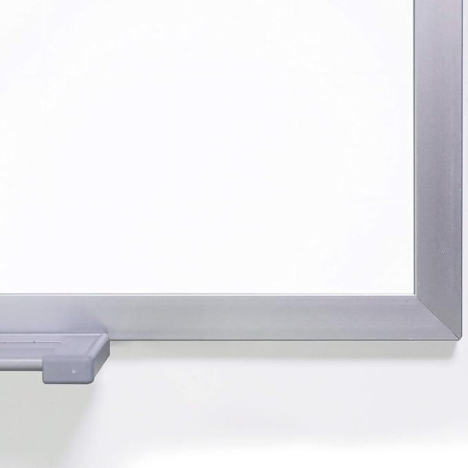 Ghent 4 x 8 Porcelain Magnetic Whiteboard, Aluminum Frame, 1 Marker, 1 Eraser, Made in the USA (M1-4-4 )