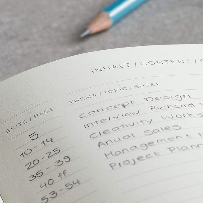 LEUCHTTURM1917 - Notebook Hardcover Master Classic A4+ - 235 Numbered Pages for Writing and Journaling (Navy, Ruled)