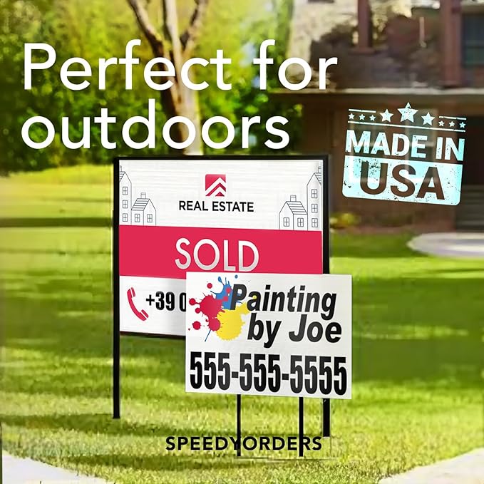 Custom Metal Signs, Personalized Aluminum, Customized Safety, Business Signs, Waterproof Outdoor, White Aluminum (Green & White, 30x24 In)