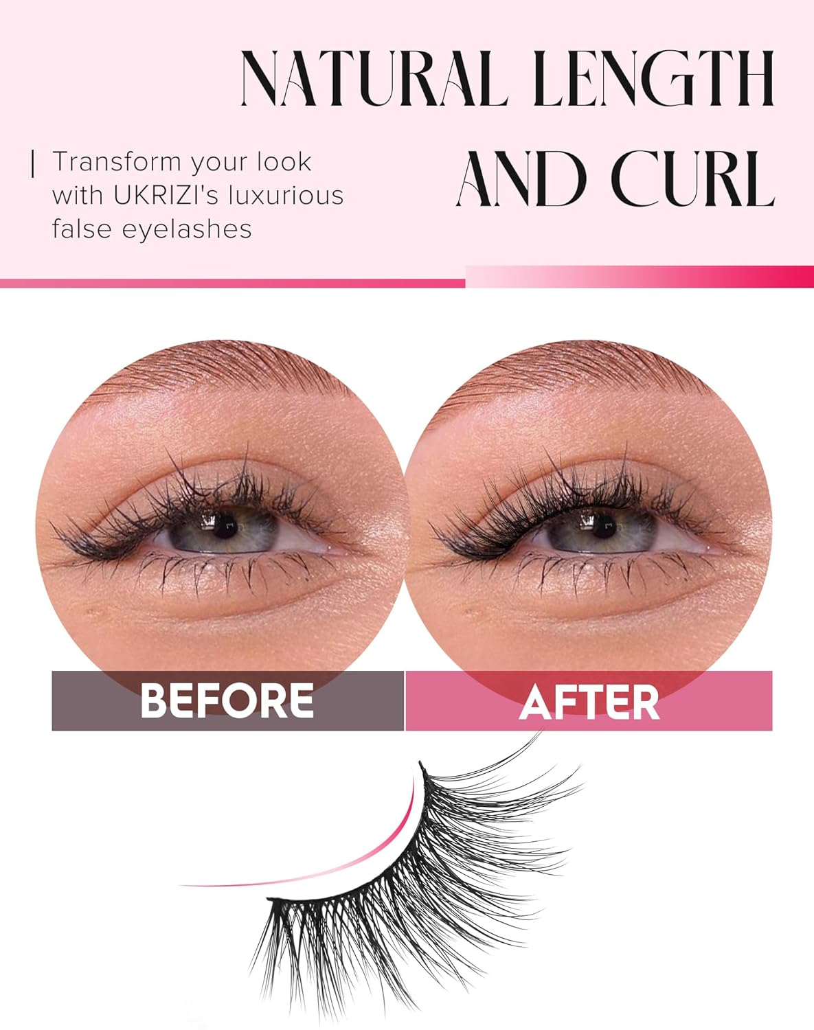 Half Lashes Natural Lashes Wispy Lashes Corner Lashes 3/4 False Eyelashes Natural Half Eyelashes W19