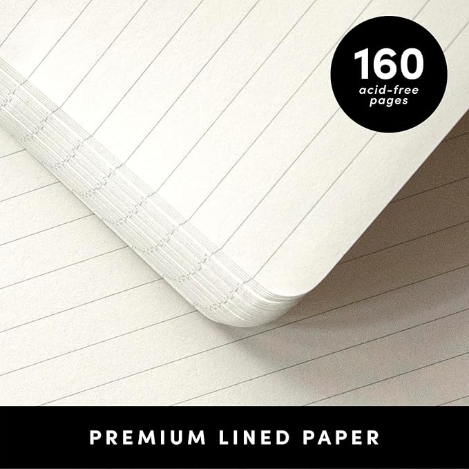 PAPERAGE Lined Spiral Journal Notebook, (Lavender), 160 Pages, Large B5 Hardcover Journal for Women & Men, 10 in x 8.15 in - 100 GSM, Thick Paper, Spiral Notebook for Work, School & Journaling