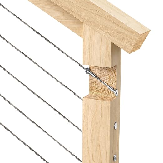 BLIKA 20 Pack 25 30 35 Degree 3/16" Angle Beveled Protector Sleeves, Angled Post Protector for 1/8" 5/32" 3/16" Cable Railing, T316 Stainless Steel, 30 Degree Angle Beveled Protector Sleeves