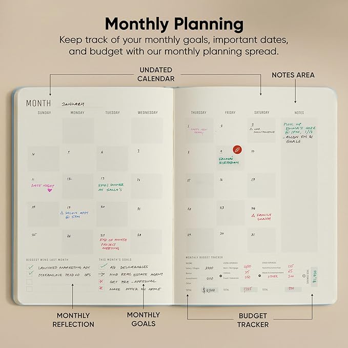 Hourly Planner & Appointment Book (8.5” x 11”) - Premium Hourly Planner with Daily Schedule & 30-Minute Time Slots for Better Time Management by PRODUCTIVITY STORE (A4, Blue)