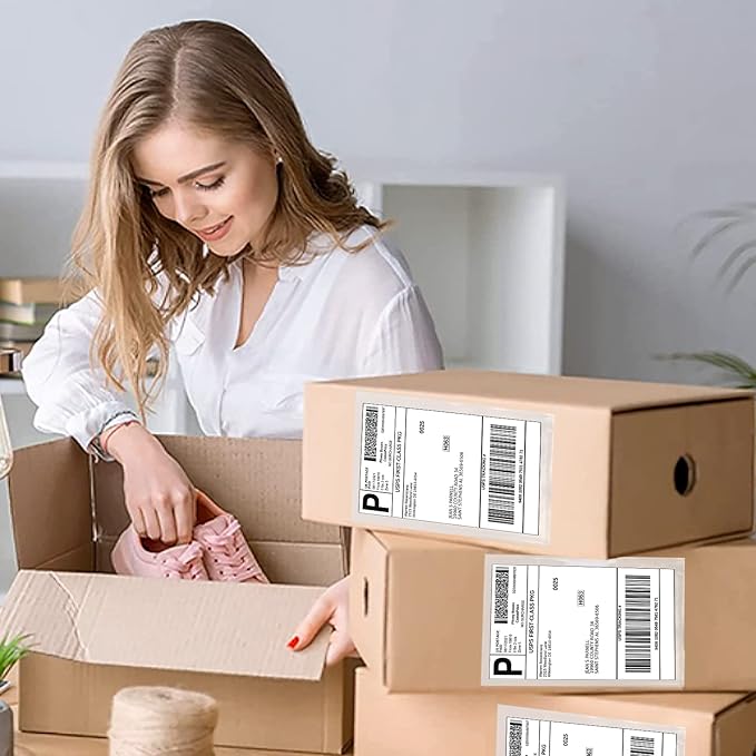 Packing List Envelopes, Clear 6” x 9” Self Adhesive Shipping Labels Envelope Pouches 800 pack