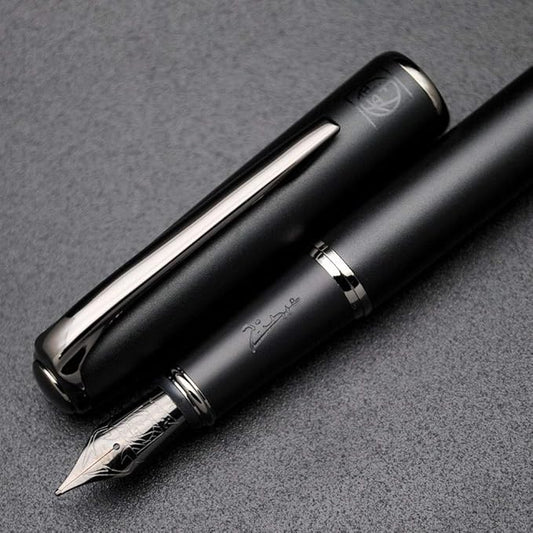 czxwyst Picasso 916 Malage Fountain Pen Original Box New Version (Sunset Gray, Medium Nib 0.7mm)