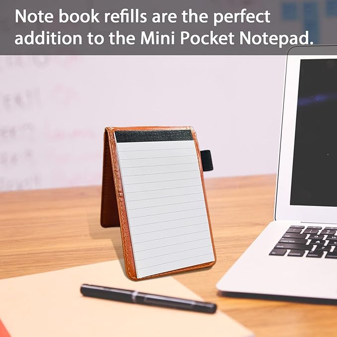 Nichela 12 Pack Small Notepad, 3 x 5 Inch Ultra Quality Note Pads, Server Lined Papers and Desk Notepads for Office Supplies, Writing and Memo pads 30 Sheets Each