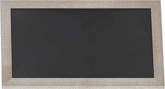 HBCY Creations 20" X 30" Weathered Lightwash Solid Wood Frame Wall Chalkboard, Magnetic Surface, Home Décor, Restaurant & Café Menus, Blackboard, Includes Chalk, Eraser & Hanging Hardware