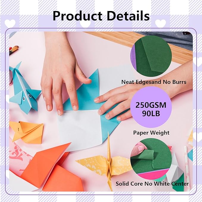 15 Sheets Yellow Cardstock 12"x12",250gsm/90lb Heavyweight Cover Cardstock Paper, Thick and Smooth Card Stock Perfect for Card Making, Scrapbooking and Crafts