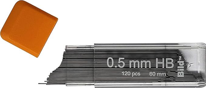 Bild Premium 1200 leads of 0.5mm Mechanical Pencil Lead Refills (HB Mega, 0.5 mm)