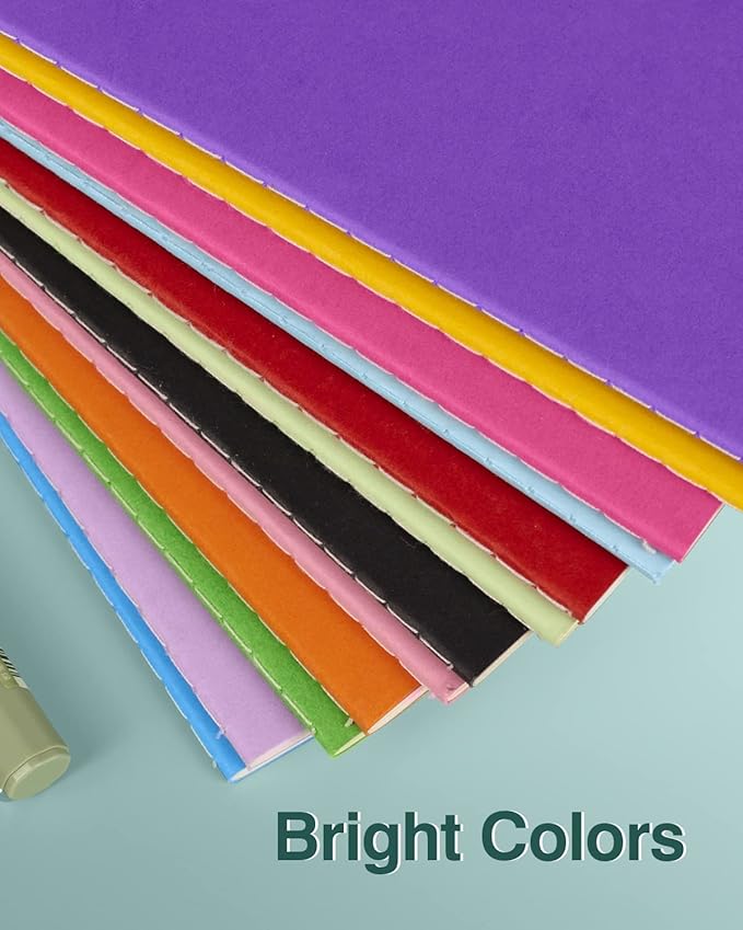 Lzerking Mini Notebooks Bulk 3.5 x 5.5 Inches 36 Pack-Pink Cover Tiny Pocket Journal Notepads for Kids, 30 Sheets/60 Pages, for Planners or Story Writing at Home or School