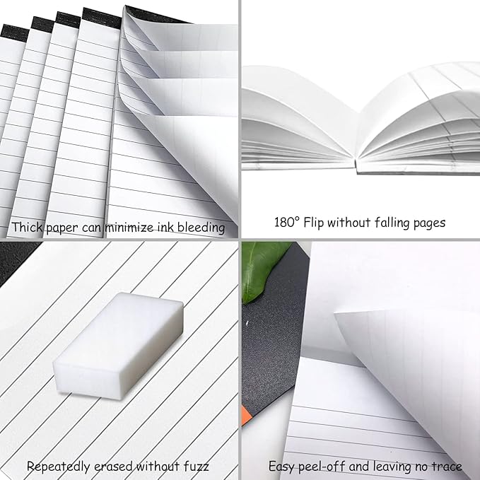 Nichela Notepad for Daily Planning and Organization of Work – 4 x 6-inches Lined Paper – Thick Bright White Paper – 30 Pages – Note Pads Ruled Pages – Pack of 30