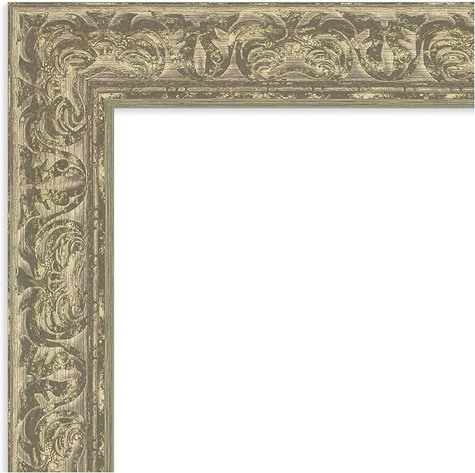 Amanti Art Silver Framed Magnetic Board 31x31 Medium Vision Board for use with Magnets, 100% Metal Sheet to Display Items as Office Decor or for Home Organization in mudroom, Kitchen or Kids Room