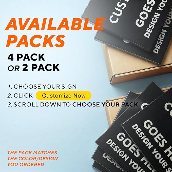 Custom Outdoor Metal & Aluminum Signs, Personalized Business Safety Signs, Waterproof White Aluminum (Black, 24x18 In)