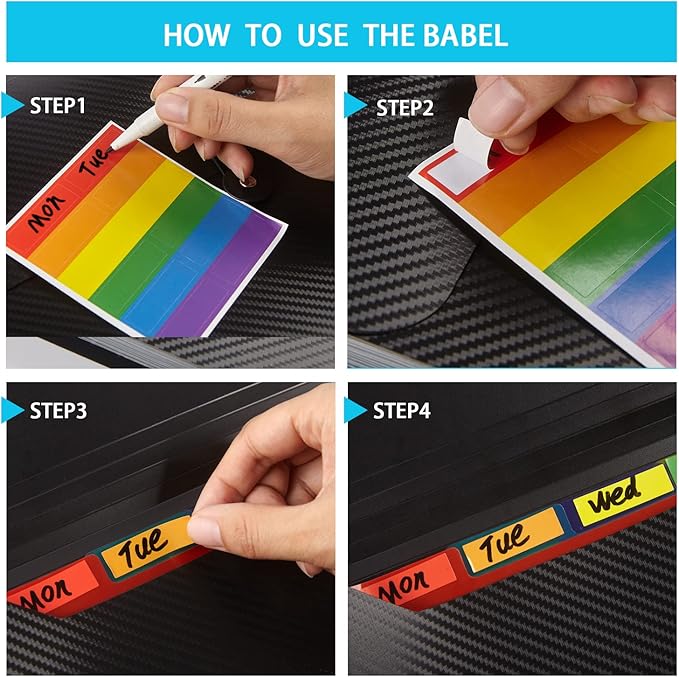 Nicfaec Expanding File Folder, 13 Pockets, Orange, Polypropylene for Work, School, Home, Office