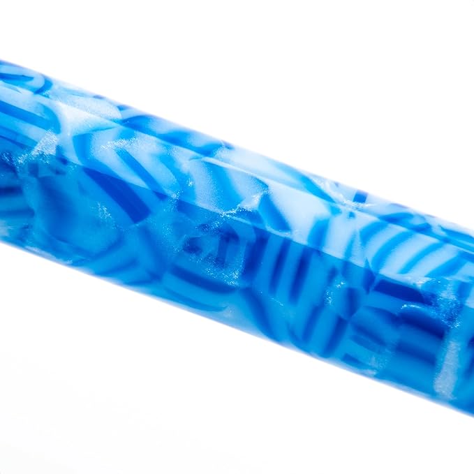 Conklin Duragraph Fountain Pen Ice Blue - Extra Fine Nib, Precision Writing Instrument with Cool Blue Finish
