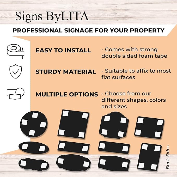 Standard Conference Room Sign - Dark Brown - Small 2 Pack