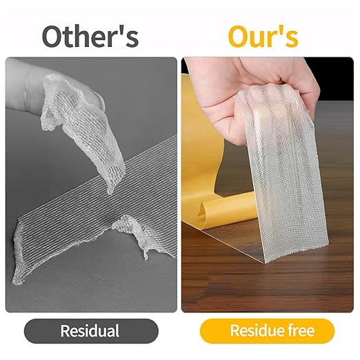 KAIYUER 3 Pack Double Sided Tape Heavy Duty,High Stickness Clear Tape for Making DIY Crafts, Paste Photo, Rug Fixed, Floor,Wall Decor,Office Decor,No Glue Residue,0.39in x 66FT,