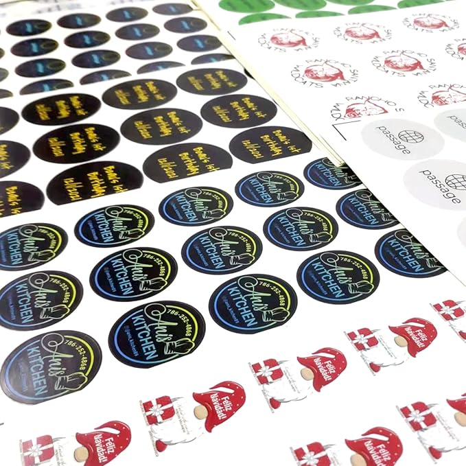 100-500 Custom Stickers Personalized Labels, Customized Stickers with Any Image Logo and Text. Custom Labels for Business LogoThank You Labels,etc. (Hexagon, 2 Inch)