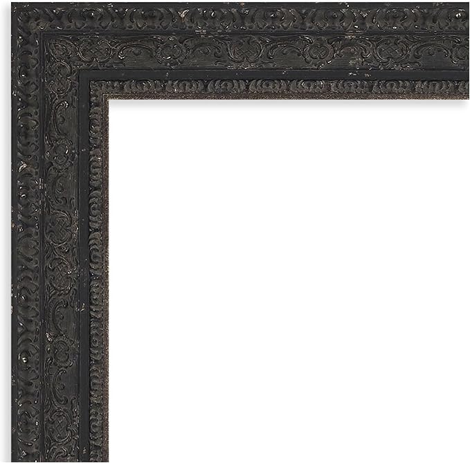 Amanti Art Black Framed Magnetic Board 17x23 Small Vision Board for use with Magnets, 100% Metal Sheet to Display Items as Office Decor or for Home Organization in mudroom, Kitchen or Kids Room