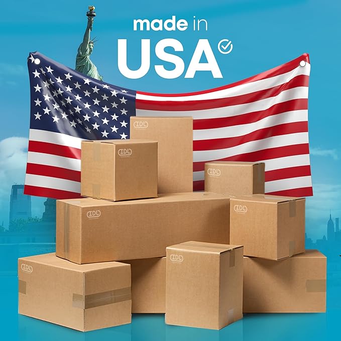 IDL Packaging - B-14148-5 Medium Corrugated Shipping Boxes 14"L x 14”W x 8"H (Pack of 5) - Prime Choice of Strong Packing Boxes for USPS, UPS, FedEx Shipping