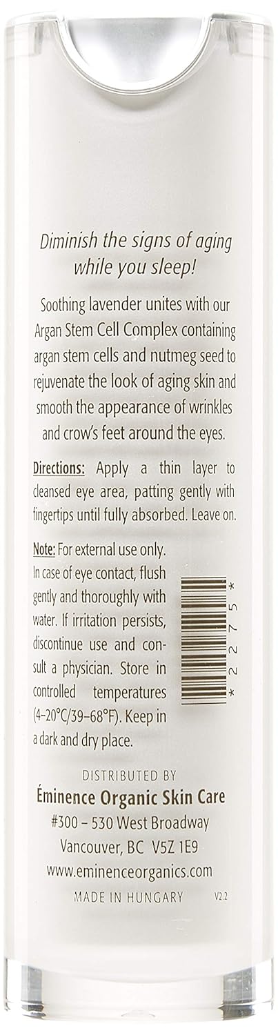 Eminence Lavender Age Corrective Night Eye Cream, 1.05 Ounce