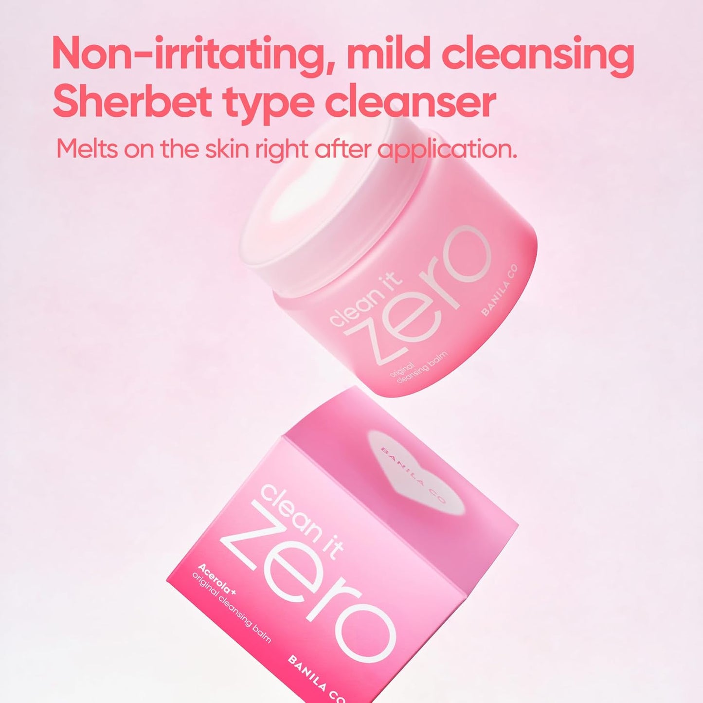 BANILA CO Clean it Zero Original Cleansing Balm Heart Edition | Korean Makeup Remover, Cleansing Oil, Cleanser for All Skin Types | Vegan | Made with Acerola Berry & Vitamin C (180ml / 6.08 fl.oz)