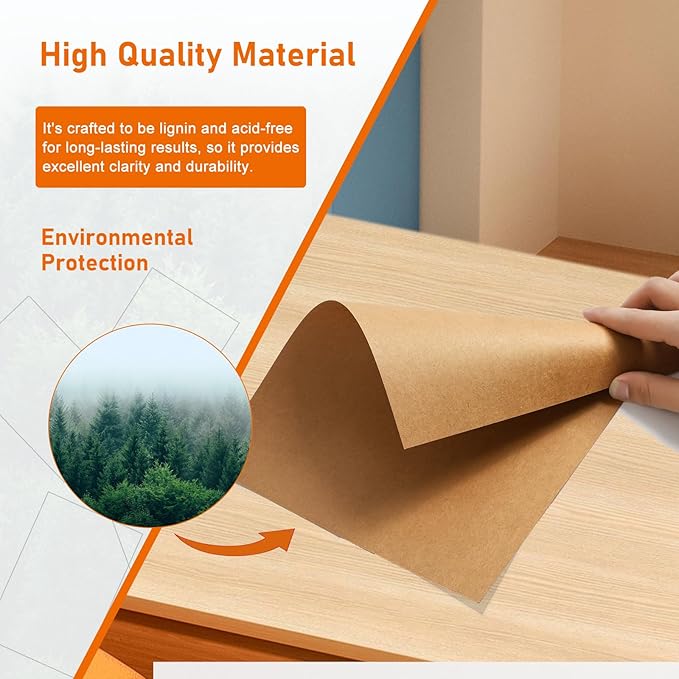 Guakicae 150 Sheets Brown Cardstock 4 x 6 Kraft Paper, 300gsm/110lb Heavyweight Flat Card Stock Printer Paper for DIY Card Making, Wedding Invitations, Greeting Cards, Stationery, Graduations