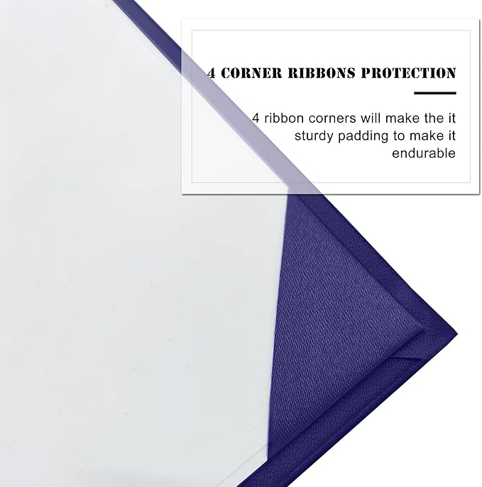 Diploma Cover 8.5” x11” Diploma Holder of Graduation Leatherette Padded Certificate（Tent Style),5-Pack