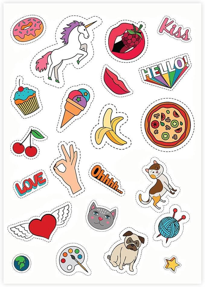 8.5" x 11" Full Sheet Label Sticker Paper for Laser & Inkjet Printers[600 Sheets,600 Labels]