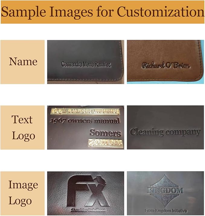 Geslun Personalized Genuine Leather Portfolio, Legal Size 8.5 x 14 Pad Holder, Custom Engraved Business Padfolio for Men Women, Zippered 14" Laptop Organizer, Professional Notepad Folio, Dark Khaki