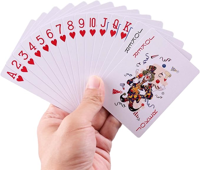 LotFancy Playing Cards, 24 Decks of Cards Bulk, Poker Size Standard Index, 12 Blue and 12 Red, for Blackjack, Euchre, Canasta Card Game, Casino Grade Poker Cards